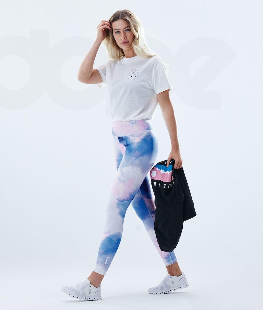 Leggins Dope Lofty Mujer Azules Multicolor | ESPQ3792