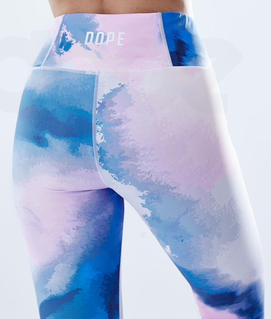 Leggins Dope Lofty Mujer Azules Multicolor | ESPQ3792