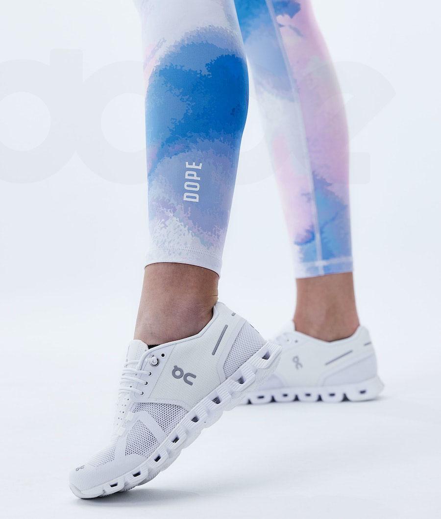 Leggins Dope Lofty Mujer Azules Multicolor | ESPQ3792