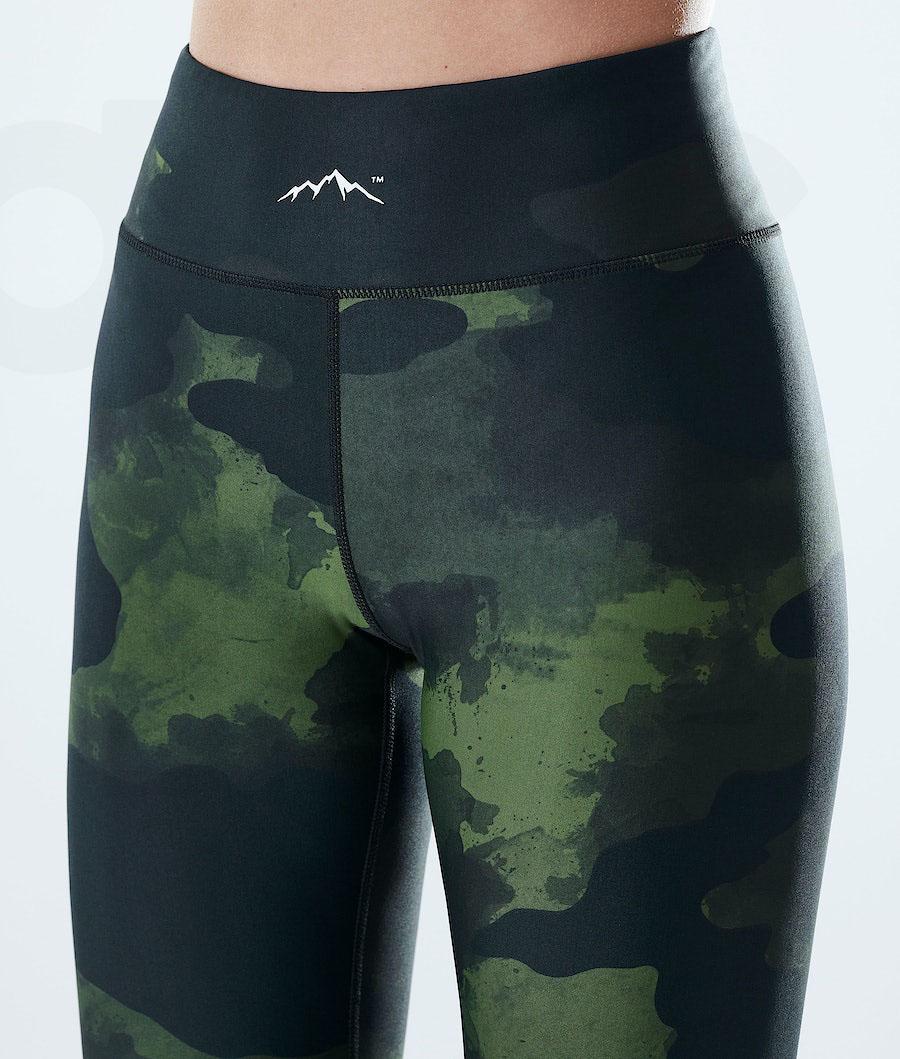 Leggins Dope Lofty Mujer Verde Camuflaje | ESHK3793