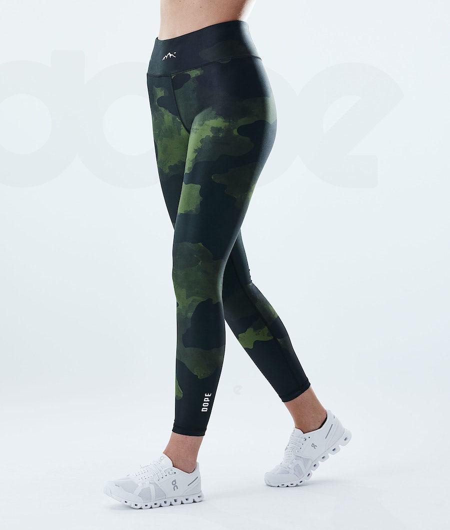 Leggins Dope Lofty Mujer Verde Camuflaje | ESHK3793