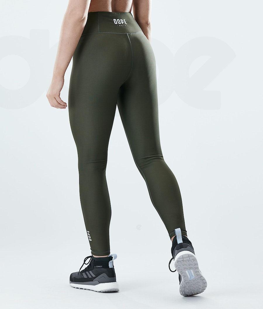 Leggins Dope Lofty Mujer Verde Oliva Verde | ESAP3791