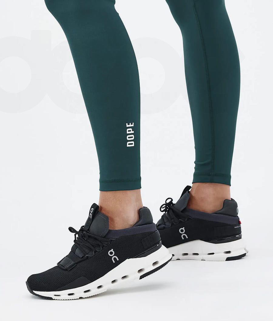 Leggins Dope Lofty Tech Bottle Mujer Verde | ESRW3805