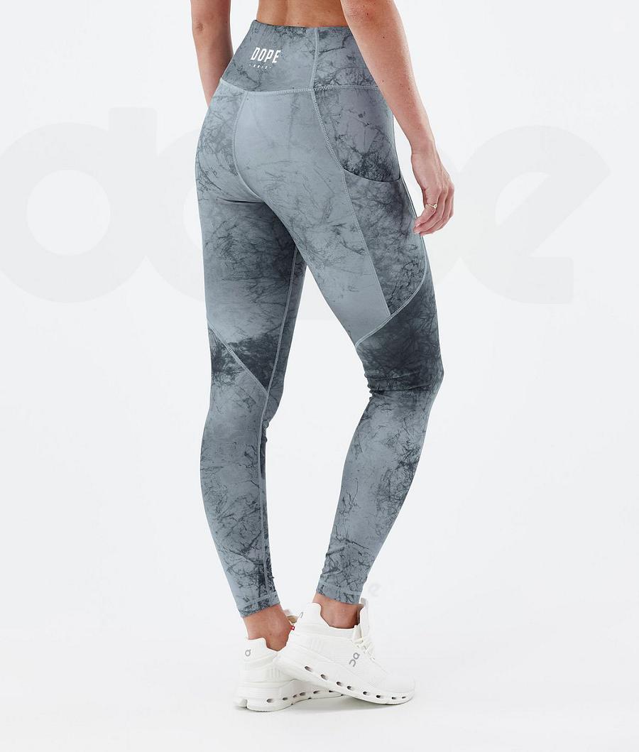 Leggins Dope Lofty Tech Dirt Mujer Gris | ESWY3807