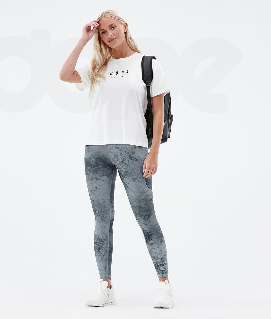 Leggins Dope Lofty Tech Dirt Mujer Gris | ESWY3807