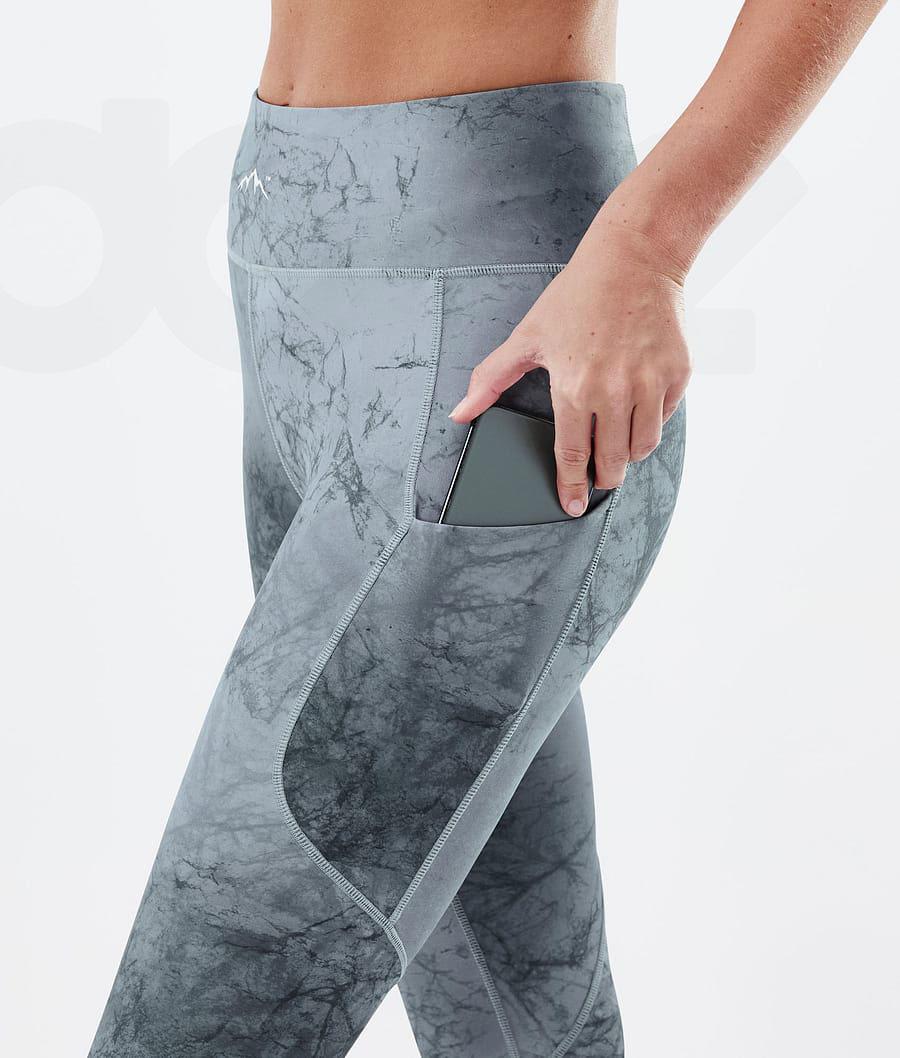 Leggins Dope Lofty Tech Dirt Mujer Gris | ESWY3807