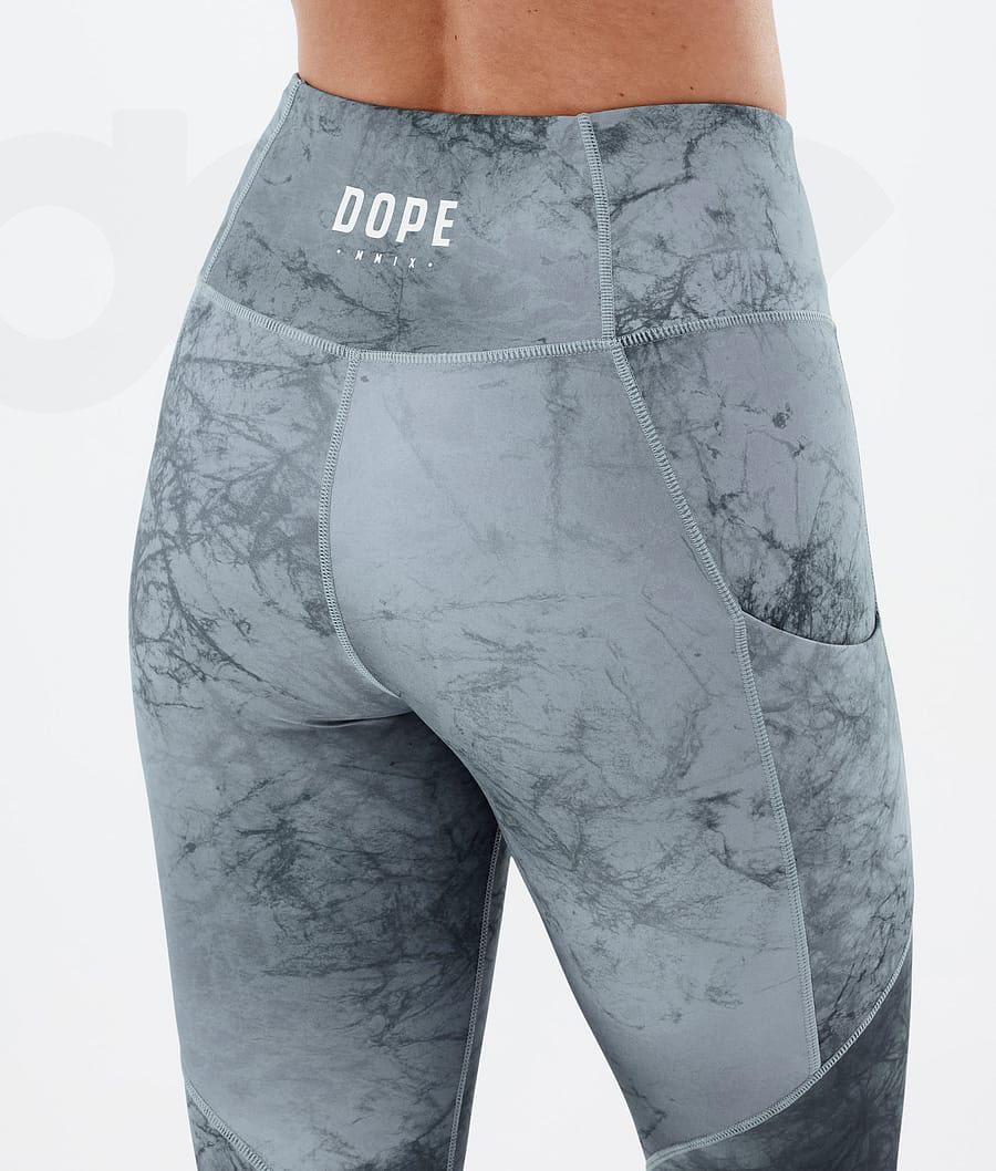 Leggins Dope Lofty Tech Dirt Mujer Gris | ESWY3807