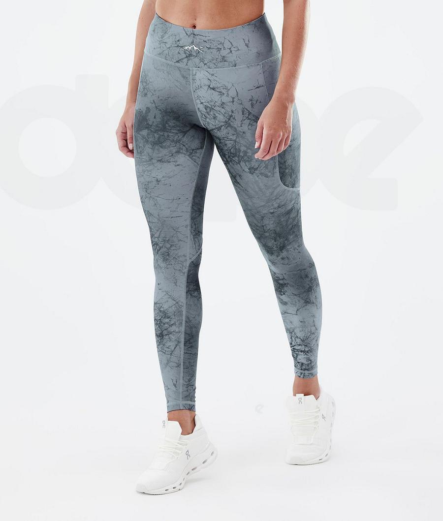 Leggins Dope Lofty Tech Dirt Mujer Gris | ESWY3807