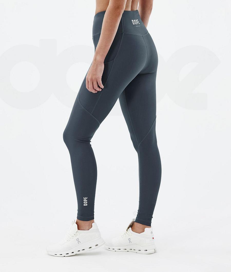 Leggins Dope Lofty Tech Mujer Azul Marino | ESDN3796