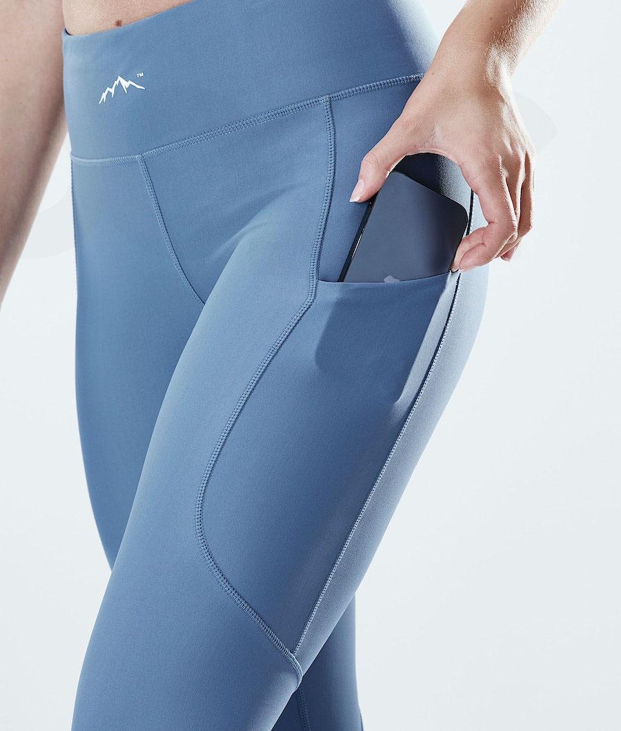 Leggins Dope Lofty Tech Mujer Azules Gris | ESFM3795