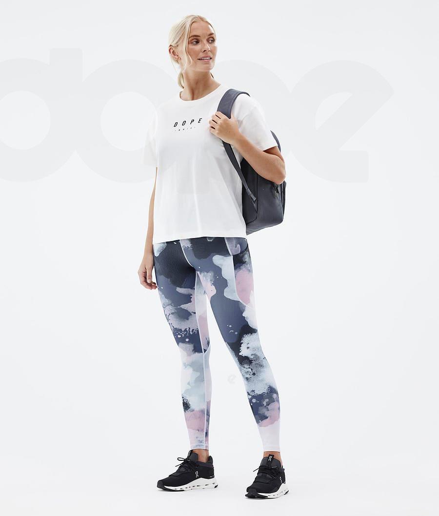 Leggins Dope Lofty Tech Mujer Azules Multicolor | ESOR3800