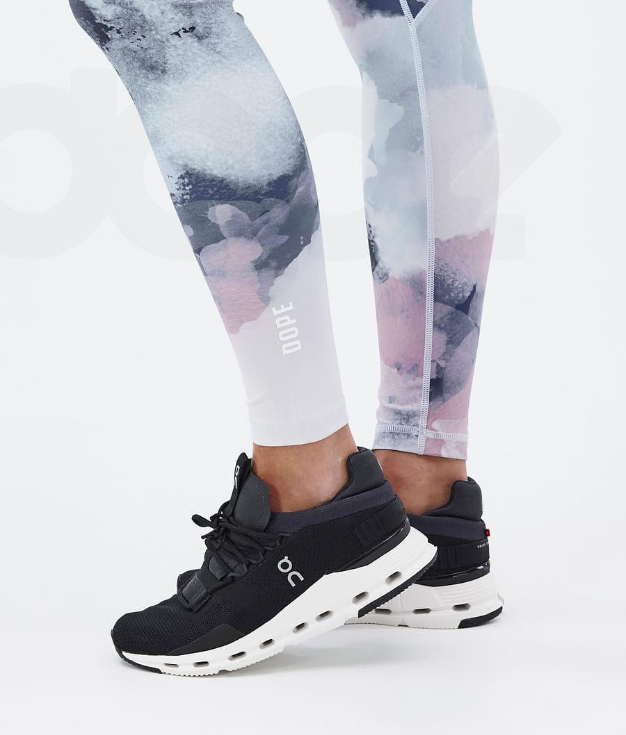 Leggins Dope Lofty Tech Mujer Azules Multicolor | ESOR3800