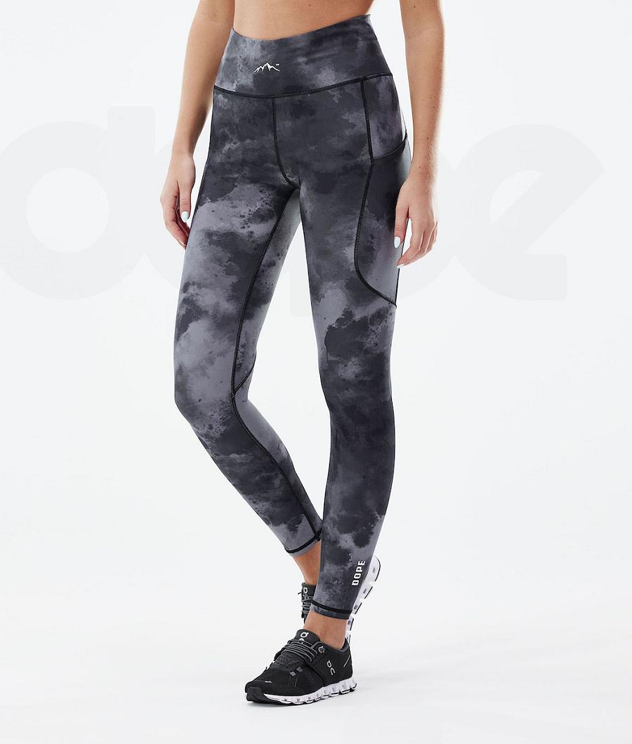 Leggins Dope Lofty Tech Mujer Negras | ESPQ3799