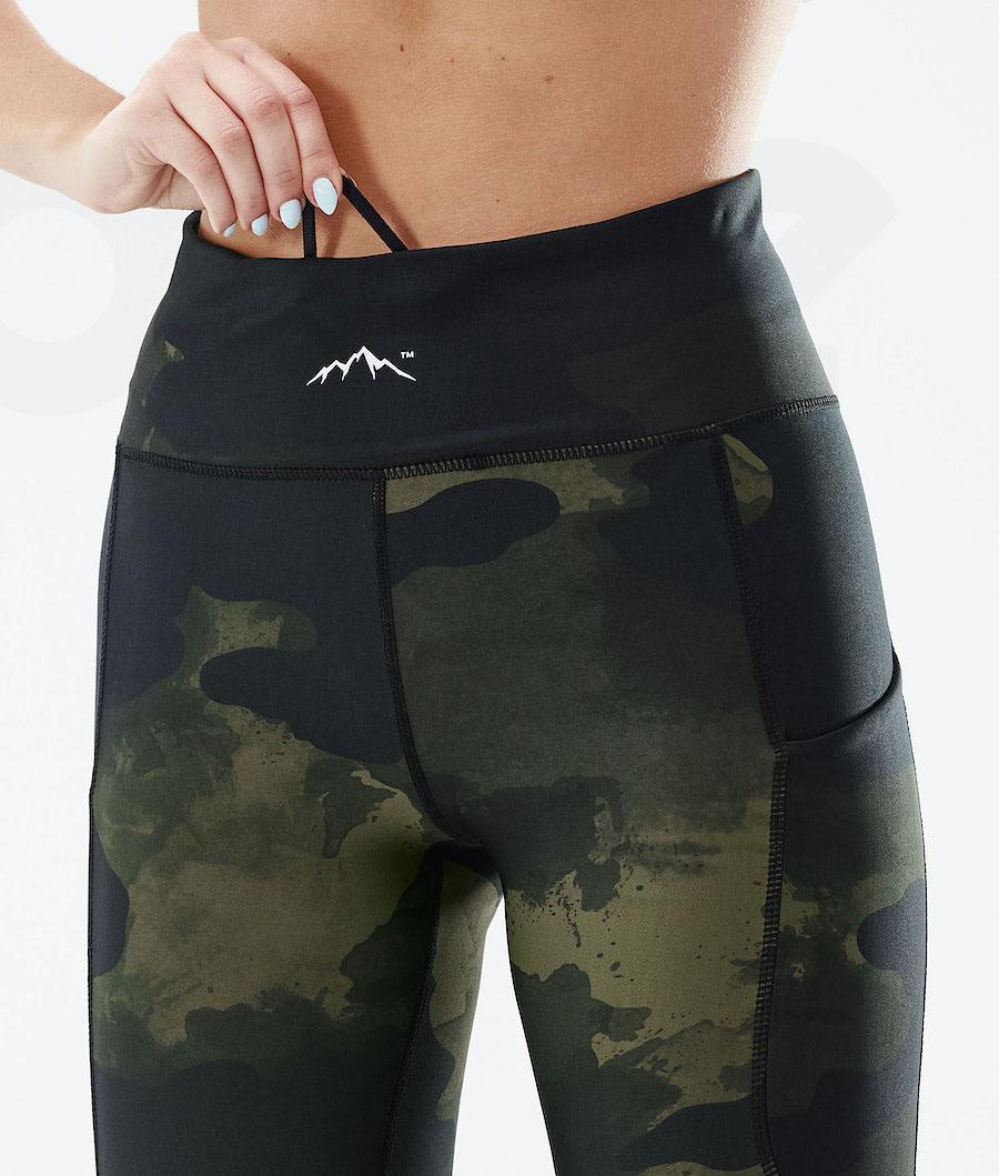 Leggins Dope Lofty Tech Mujer Verde Camuflaje | ESUT3802