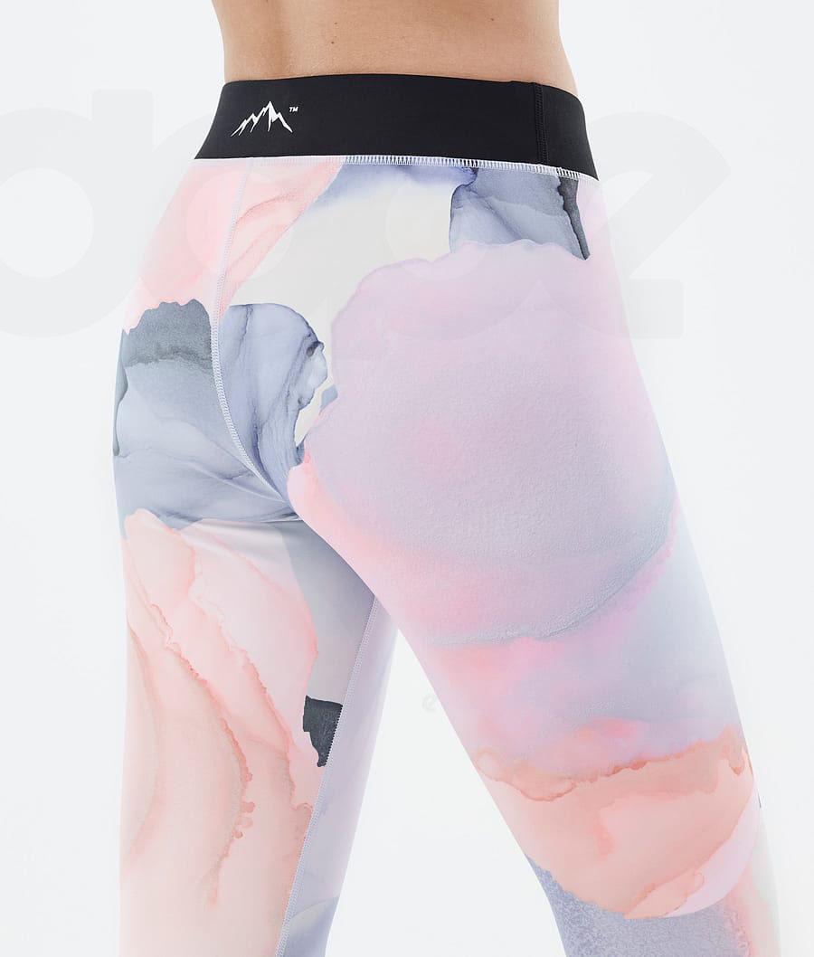 Leggins Dope Razor Blot Mujer Rosas Multicolor | ESHK3820