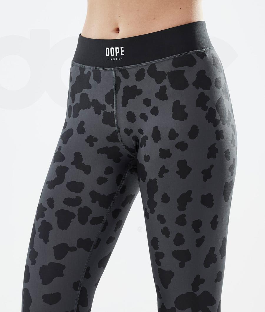 Leggins Dope Razor Dots Mujer Negras | ESDN3823