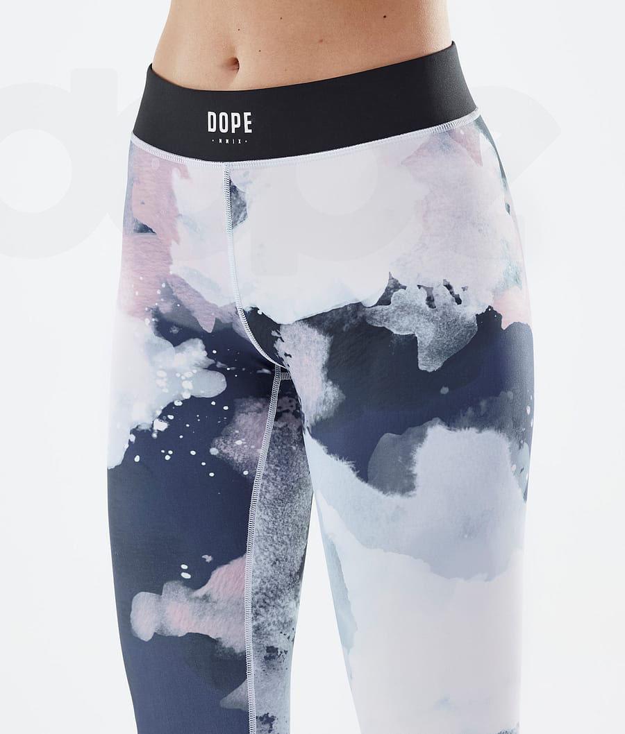 Leggins Dope Razor Mujer Azules Multicolor | ESHK3819