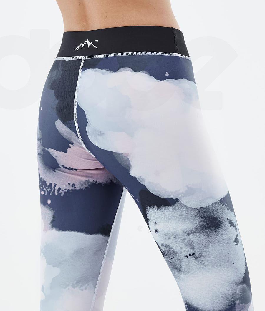 Leggins Dope Razor Mujer Azules Multicolor | ESHK3819