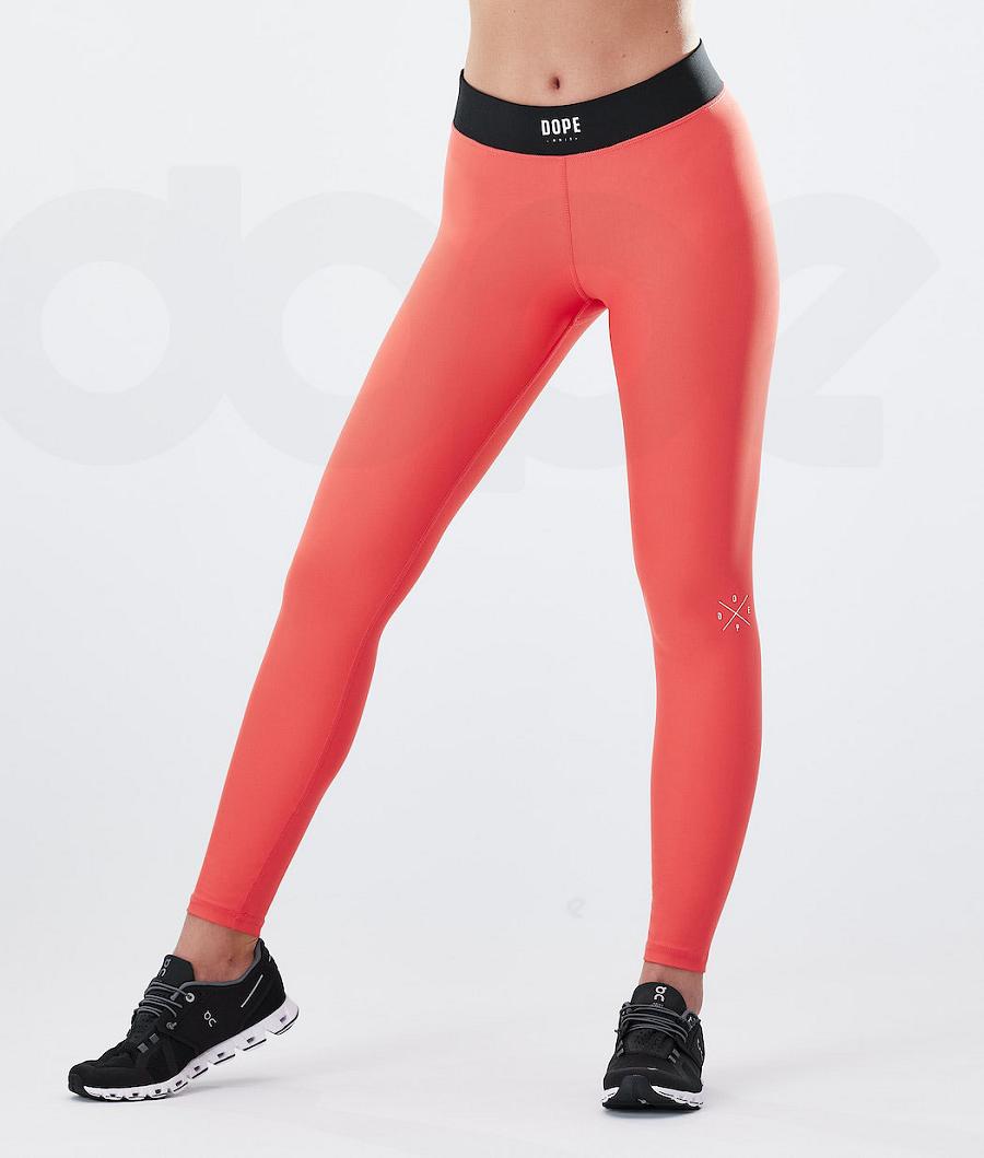 Leggins Dope Razor Mujer Naranjas | ESZG3815