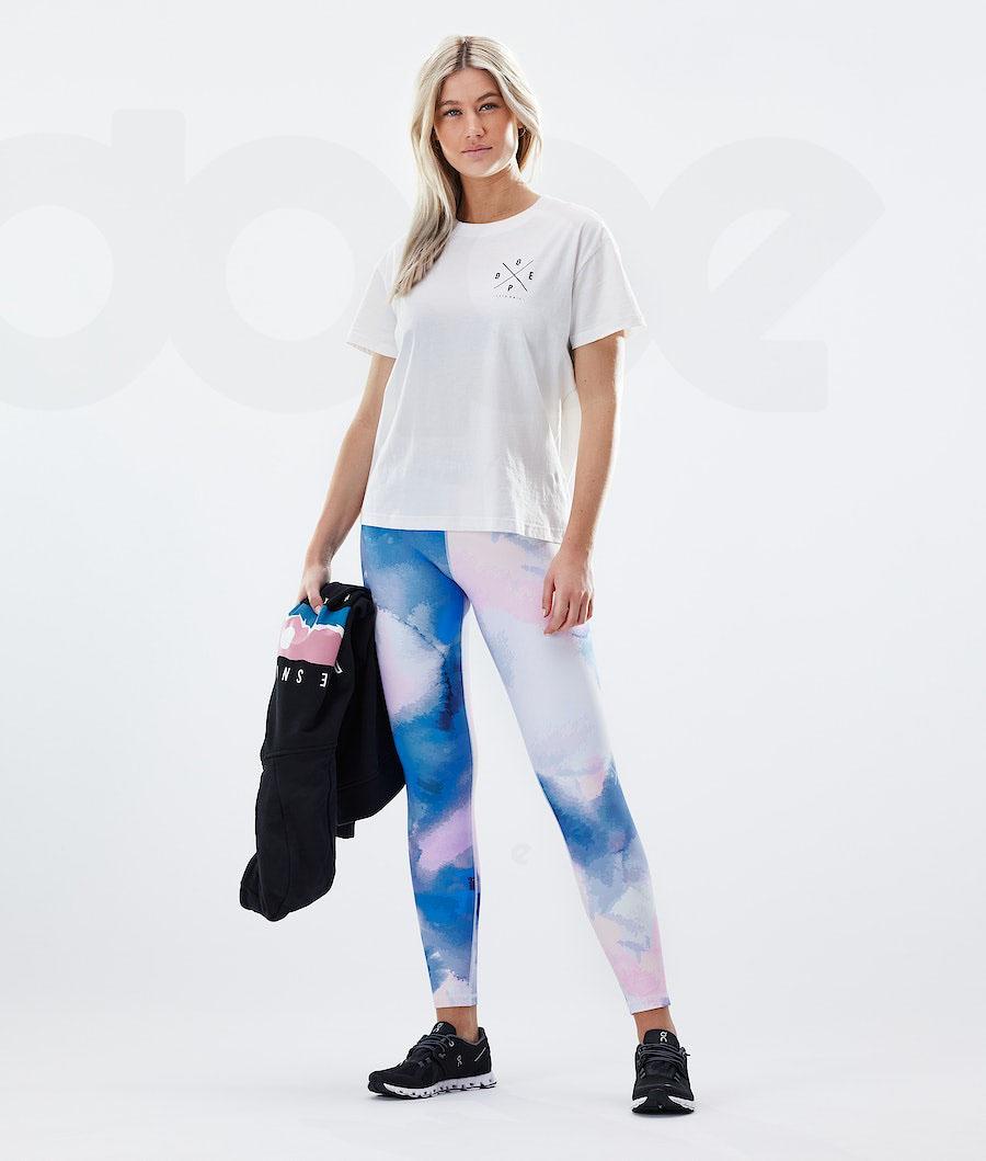 Leggins Dope Razor W Mujer Blancas Multicolor | ESPQ3826