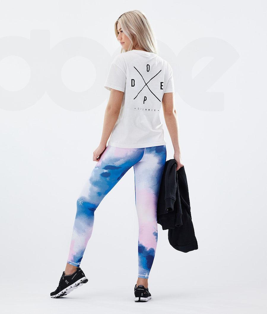 Leggins Dope Razor W Mujer Blancas Multicolor | ESPQ3826