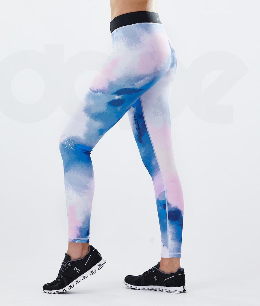 Leggins Dope Razor W Mujer Blancas Multicolor | ESPQ3826