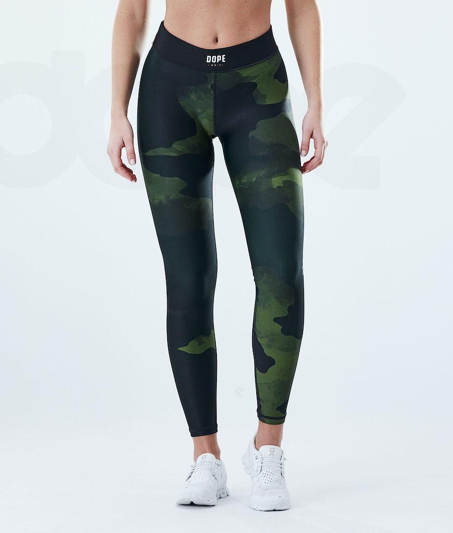 Leggins Dope Razor W Mujer Verde Camuflaje | ESSO3824