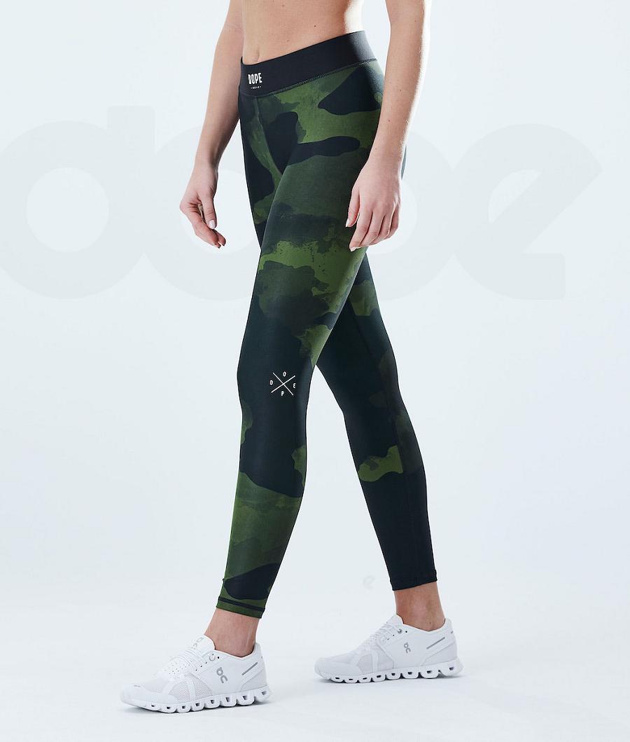 Leggins Dope Razor W Mujer Verde Camuflaje | ESSO3824