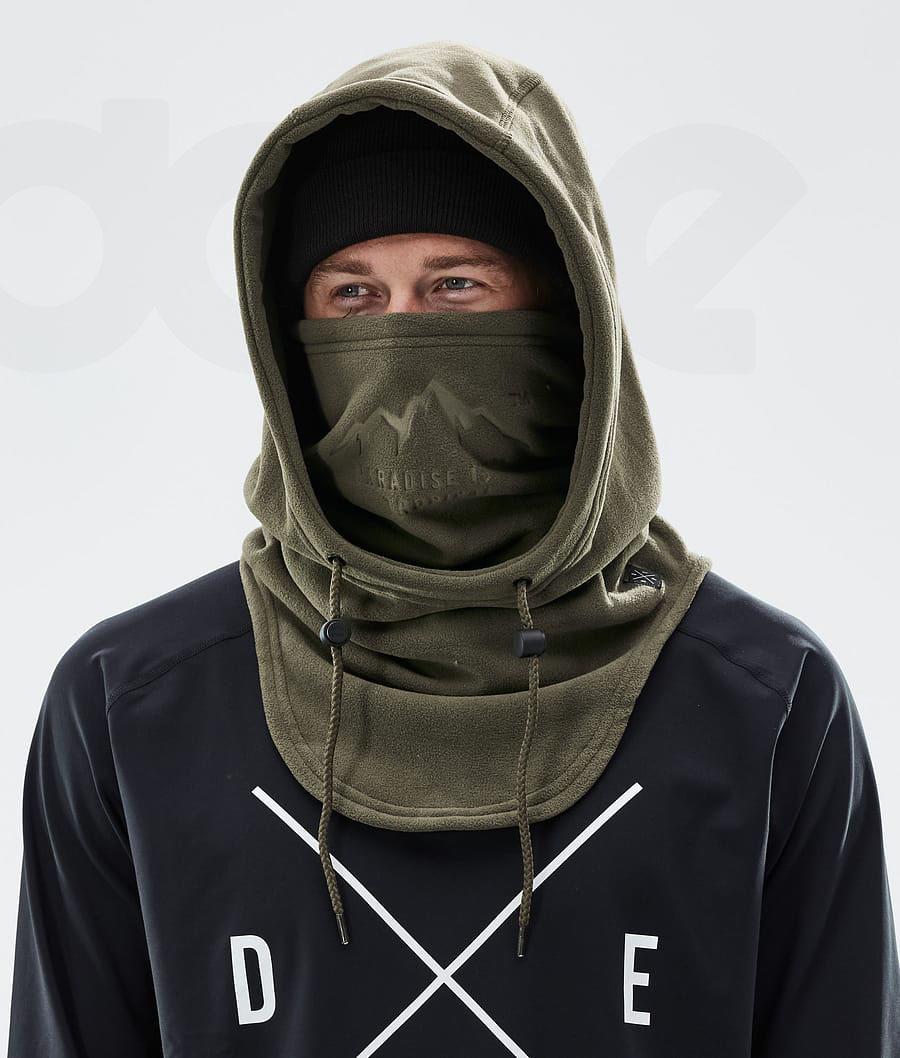 Mascarilla Dope Cozy Hood II Hombre Verde Oliva Verde | ESIS3146