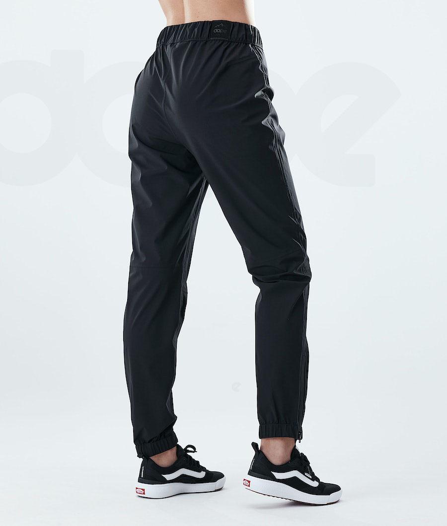 Pantalones Al Aire Libre Dope Drizzard W Mujer Negras | ESMA3367