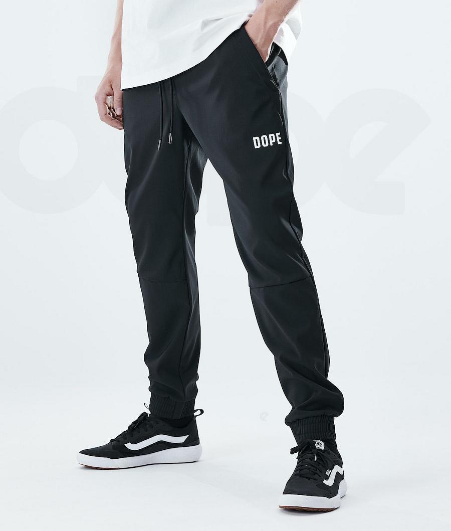 Pantalones Al Aire Libre Dope Flight Hombre Negras | ESSO2671