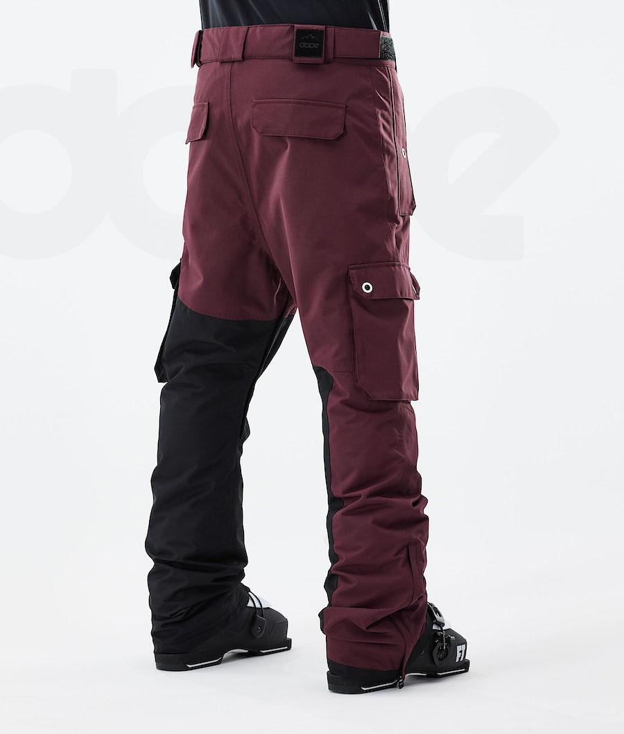 Pantalones De Esquí Dope Adept 2021 Hombre Burdeos Negras | ESAP2601