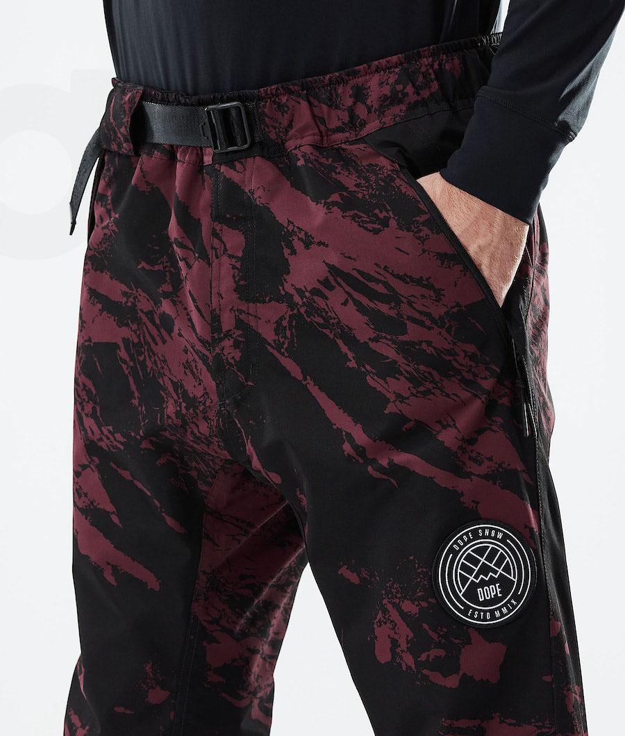 Pantalones De Esquí Dope Blizzard 2021 Paint Hombre Burdeos | ESUT2632