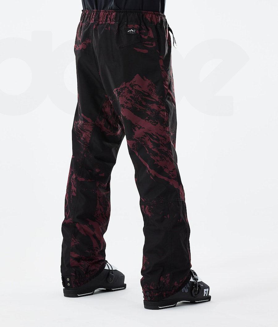 Pantalones De Esquí Dope Blizzard 2021 Paint Hombre Burdeos | ESUT2632