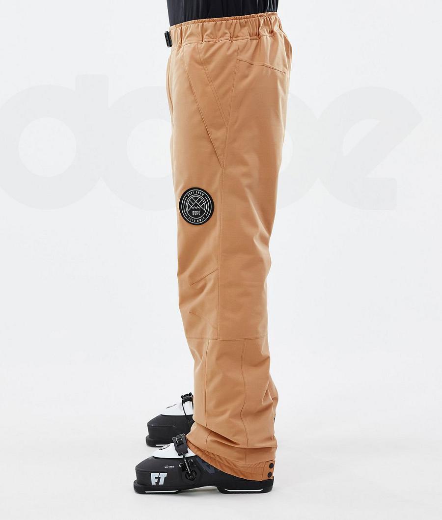 Pantalones De Esquí Dope Blizzard Hombre Kaki Amarillo | ESXF2617