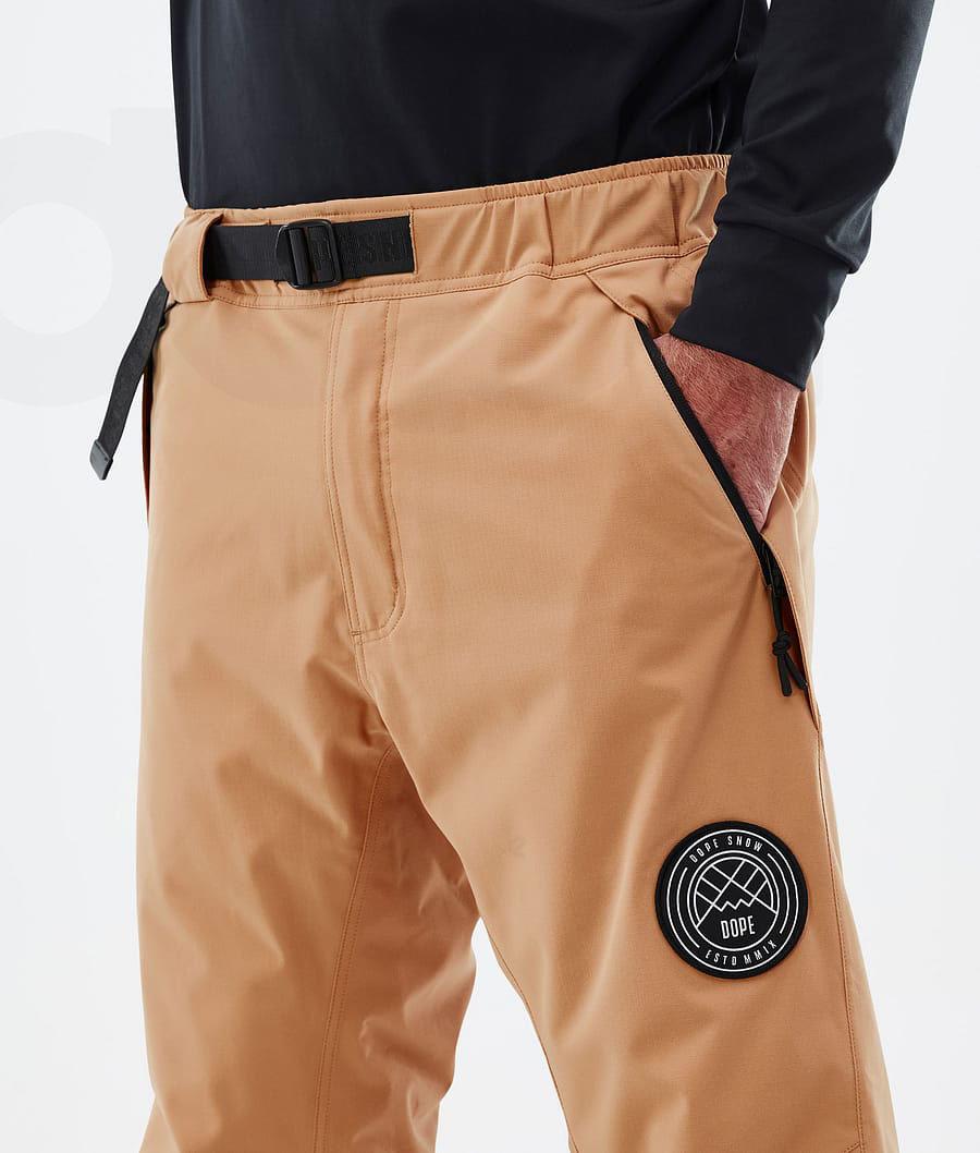 Pantalones De Esquí Dope Blizzard Hombre Kaki Amarillo | ESXF2617