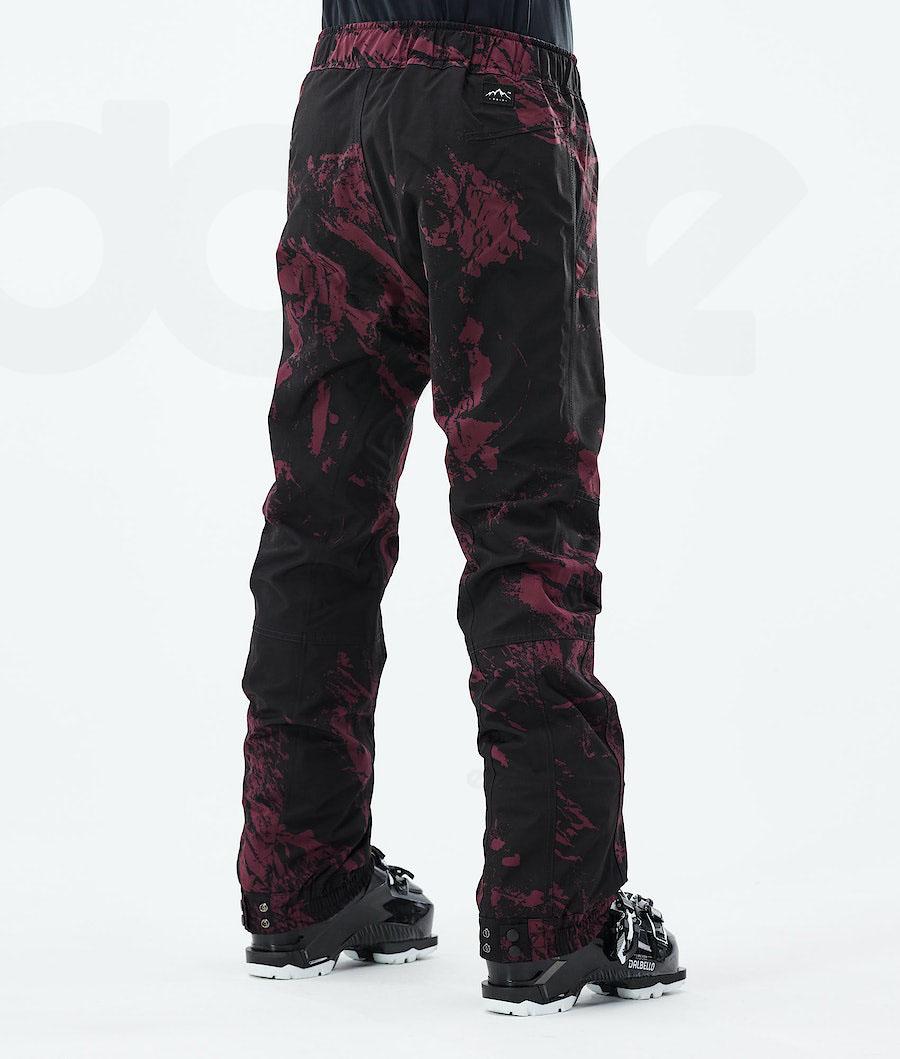 Pantalones De Esquí Dope Blizzard W 2021 Paint Mujer Burdeos | ESIS3314