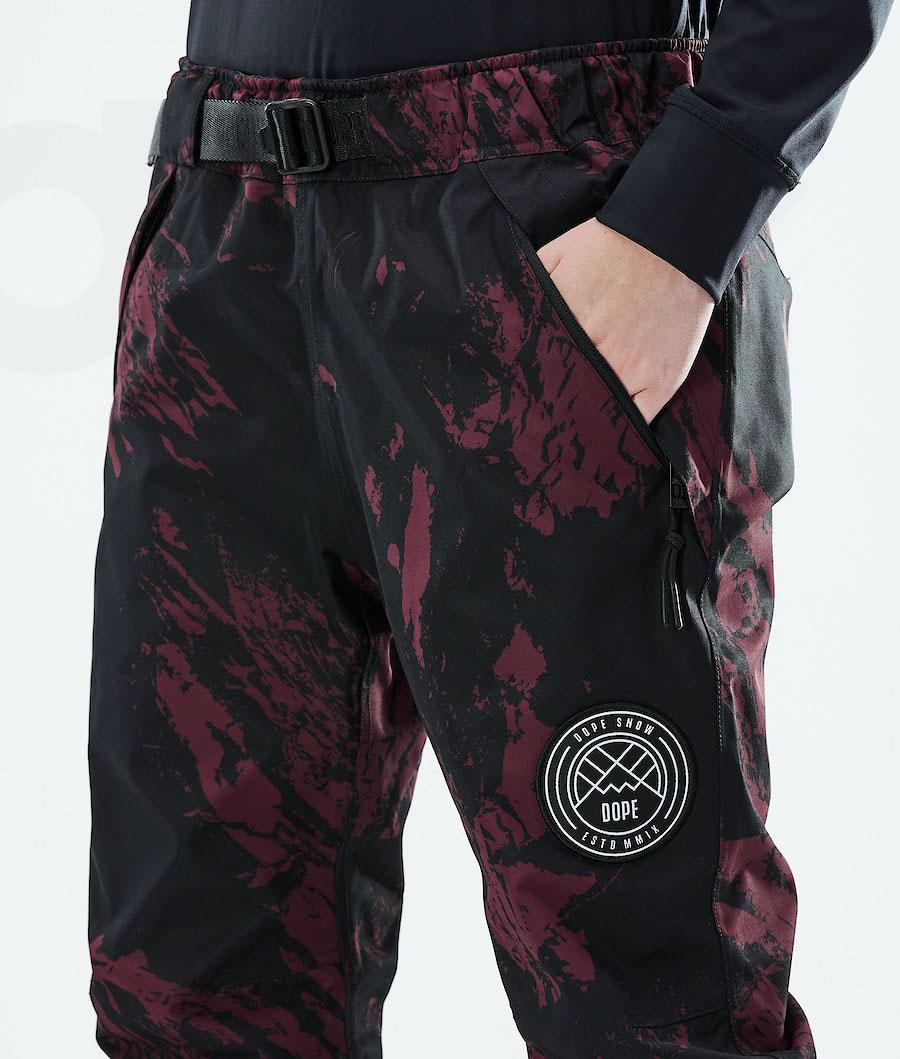 Pantalones De Esquí Dope Blizzard W 2021 Paint Mujer Burdeos | ESIS3314