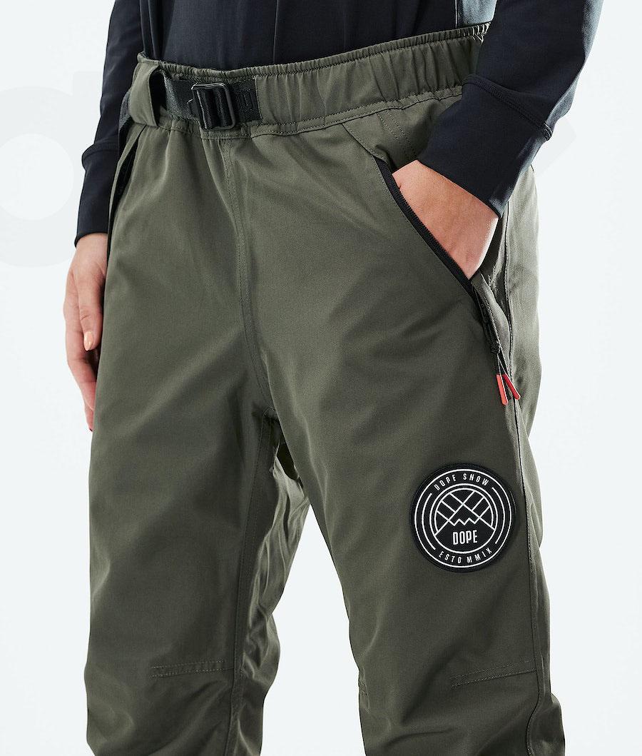 Pantalones De Esquí Dope Blizzard W 2021 Mujer Verde Oliva Verde | ESPQ3312