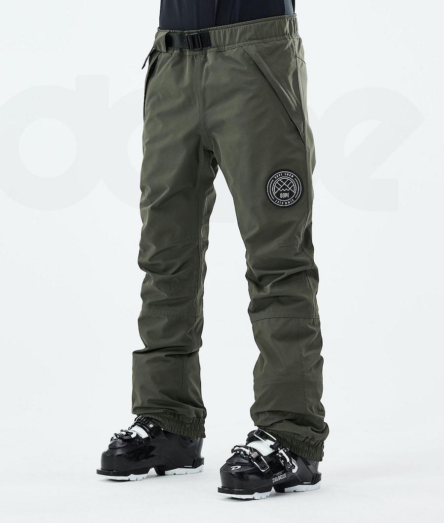 Pantalones De Esquí Dope Blizzard W 2021 Mujer Verde Oliva Verde | ESPQ3312