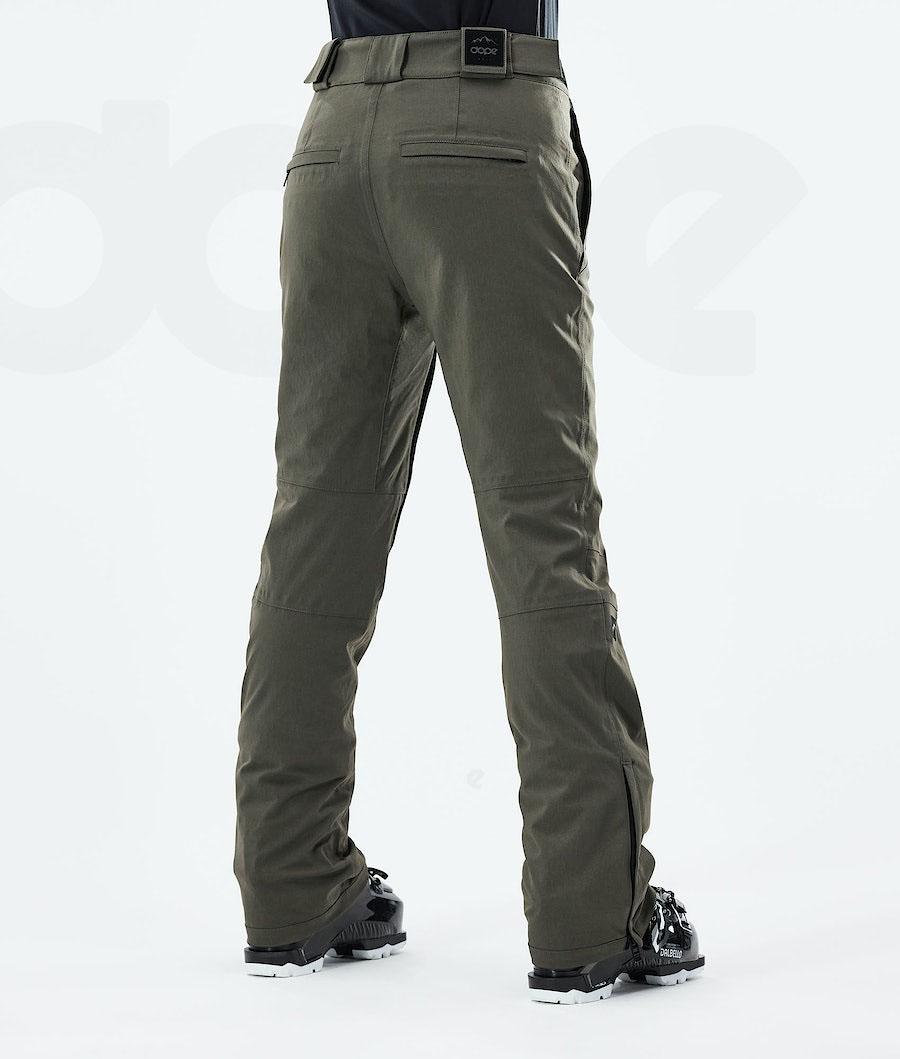 Pantalones De Esquí Dope Con W 2021 Mujer Verde Oliva Verde | ESCE3326