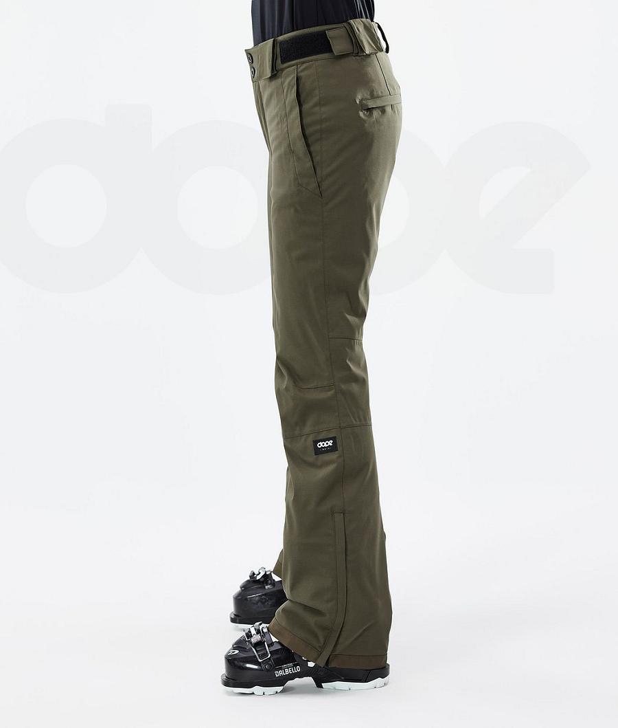 Pantalones De Esquí Dope Con W Mujer Verde Oliva Verde | ESQZ3321