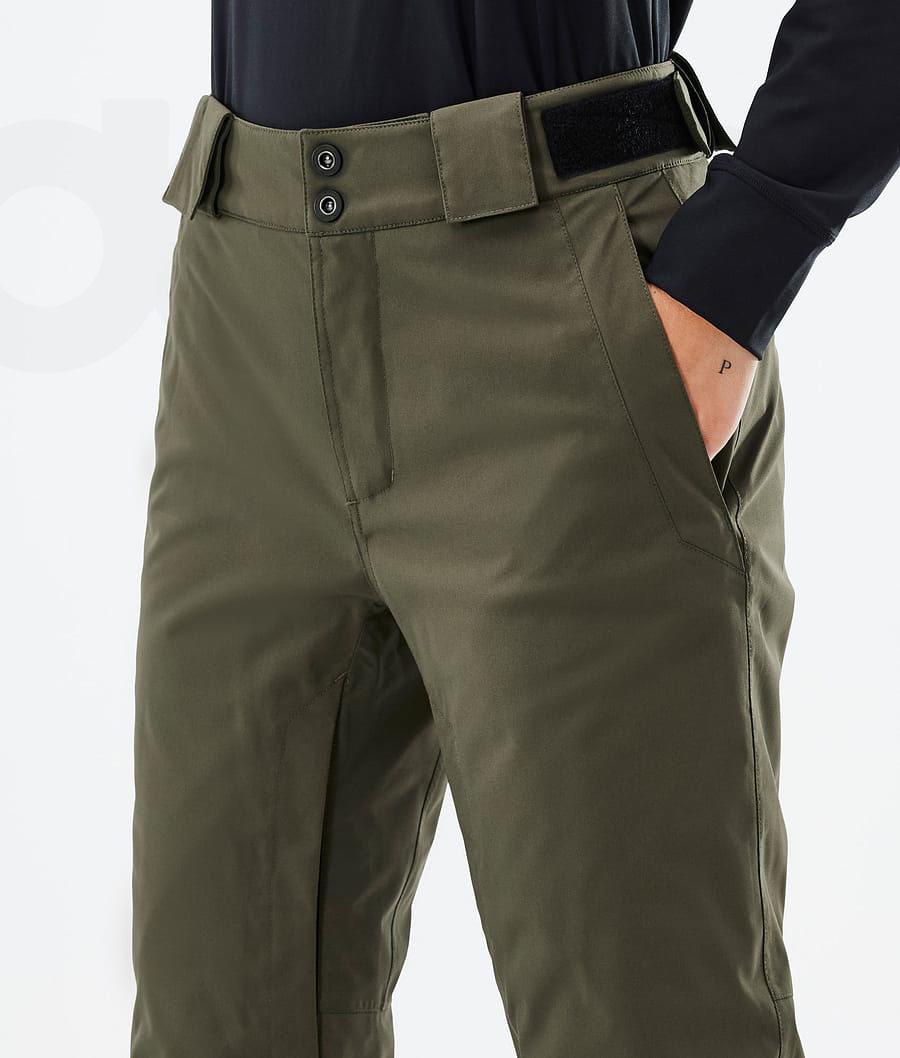 Pantalones De Esquí Dope Con W Mujer Verde Oliva Verde | ESQZ3321