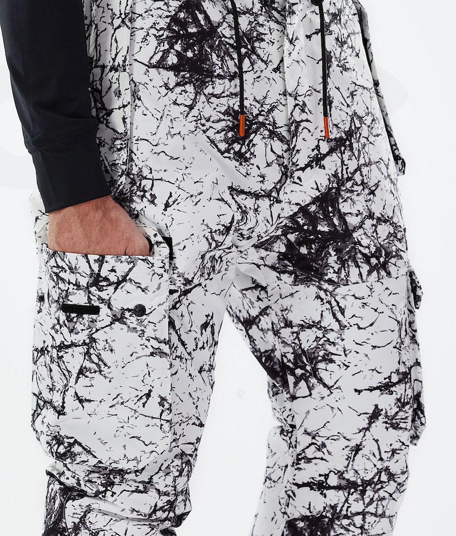 Pantalones De Esquí Dope Iconic 2021 Hombre Blancas Negras | ESYU2651