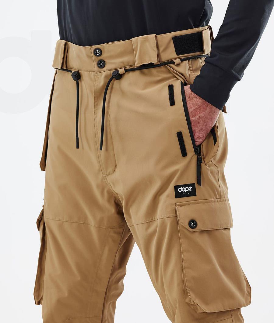 Pantalones De Esquí Dope Iconic Hombre Doradas | ESYU2633