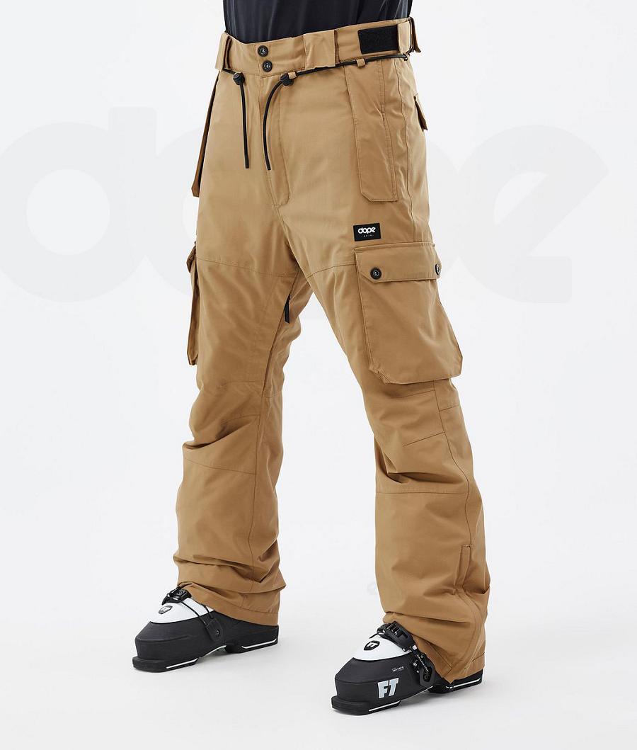 Pantalones De Esquí Dope Iconic Hombre Doradas | ESYU2633