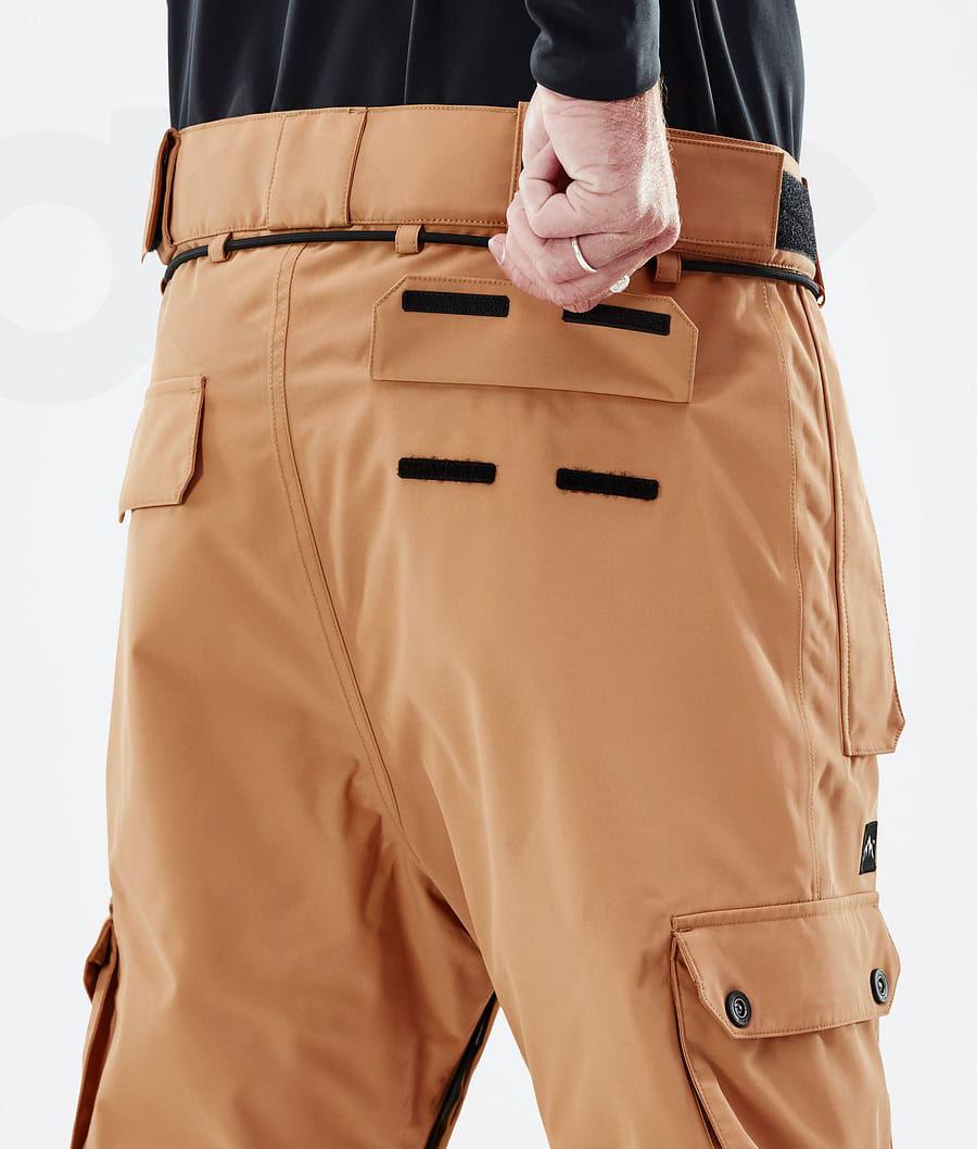 Pantalones De Esquí Dope Iconic Hombre Kaki Amarillo | ESEX2636