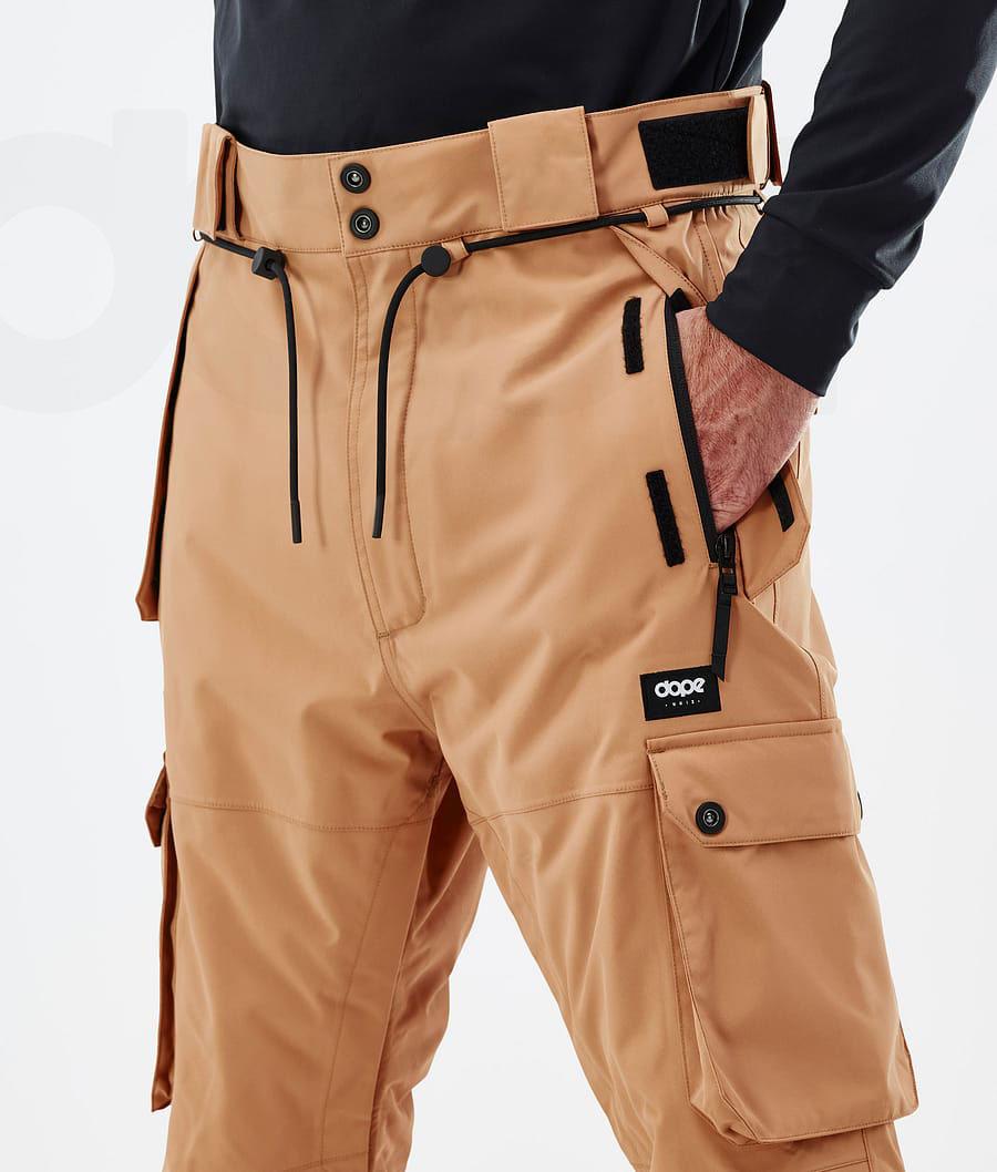 Pantalones De Esquí Dope Iconic Hombre Kaki Amarillo | ESEX2636