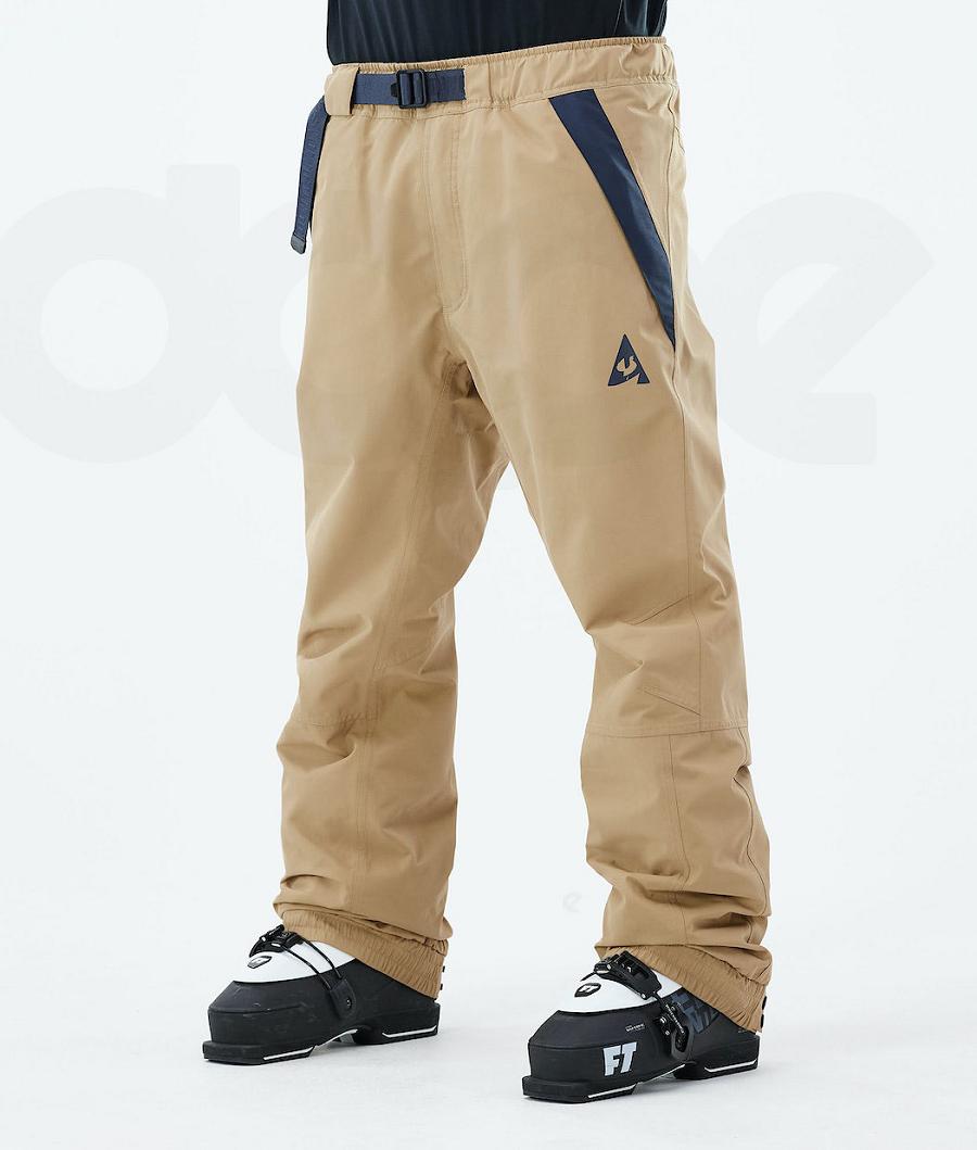 Pantalones De Esquí Dope JT Blizzard Hombre Kaki Azules | ESNB2658