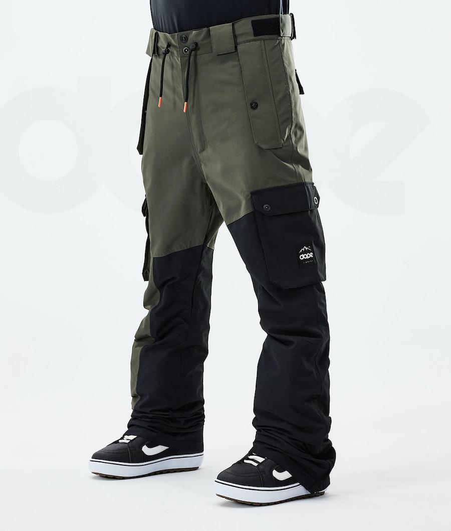 Pantalones Snowboard Dope Adept 2021 Hombre Verde Oliva Verde Negras | ESXF2539